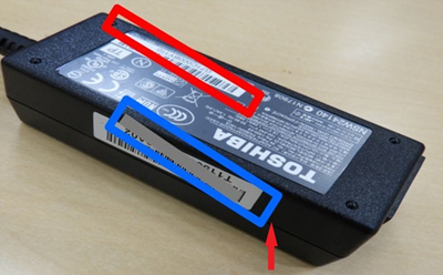 Figure 3. AC Adapter Label and Serial Information.png