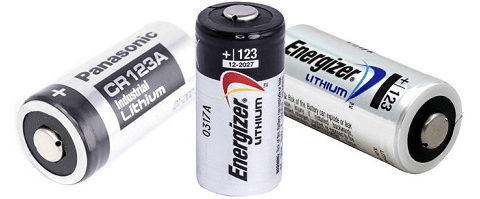 CR123 and CR123A Batteries