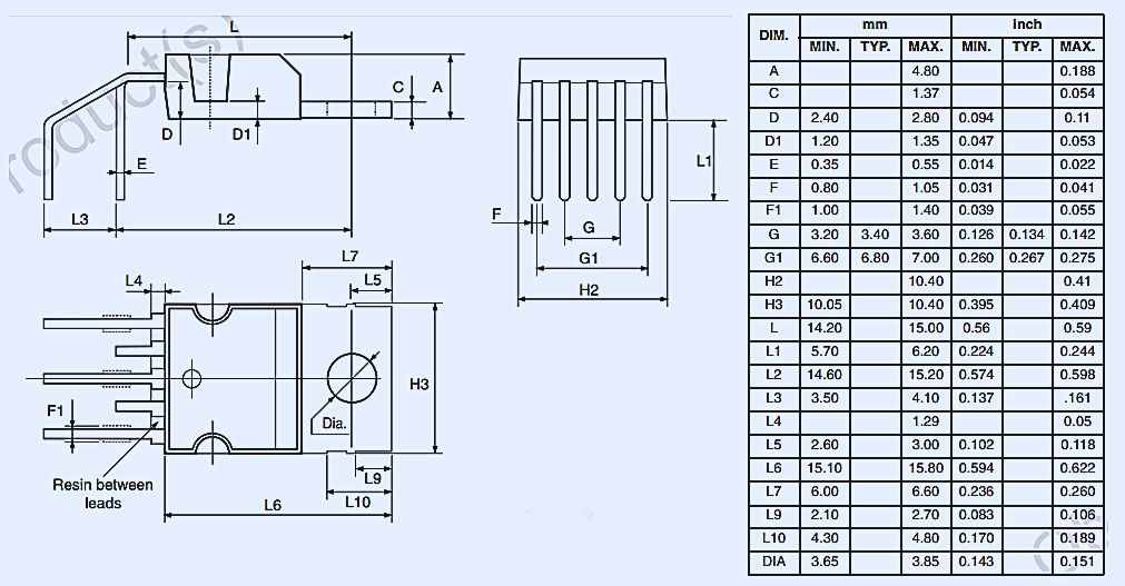 2-D Model (PDIP)